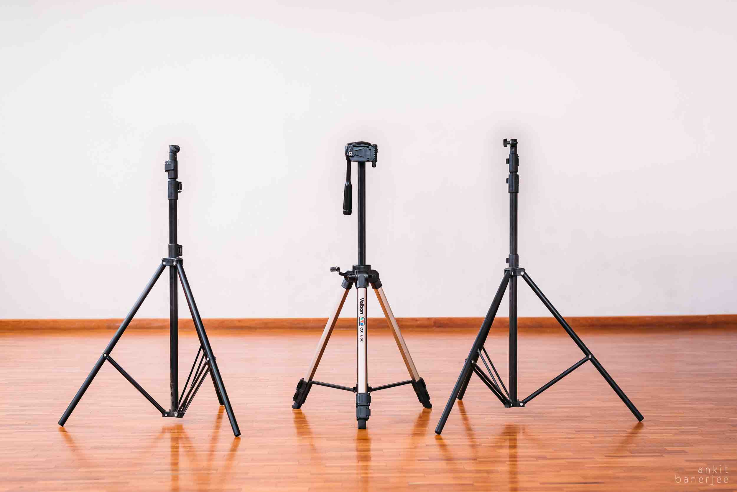 Studio inventory tripods